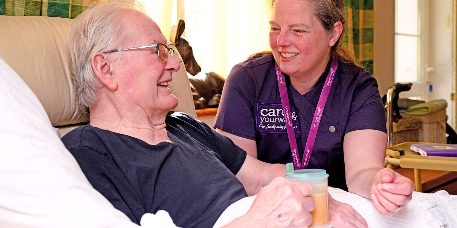 careyourway farnborough carer with patient